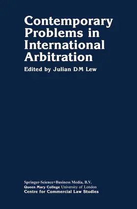 Lew |  Contemporary Problems in International Arbitration | Buch |  Sack Fachmedien