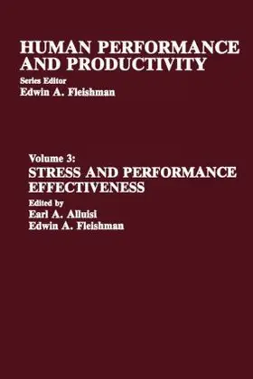 Alluisi / Fleishman |  Stress and Performance Effectiveness | Buch |  Sack Fachmedien