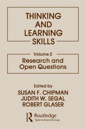 Chipman / Segal / Glaser |  Thinking and Learning Skills | Buch |  Sack Fachmedien