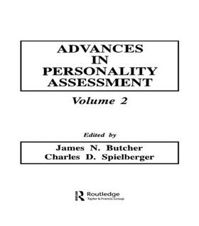 Butcher / Spielberger |  Advances in Personality Assessment | Buch |  Sack Fachmedien