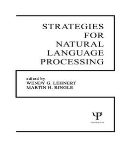 Lehnert / Ringle |  Strategies for Natural Language Processing | Buch |  Sack Fachmedien