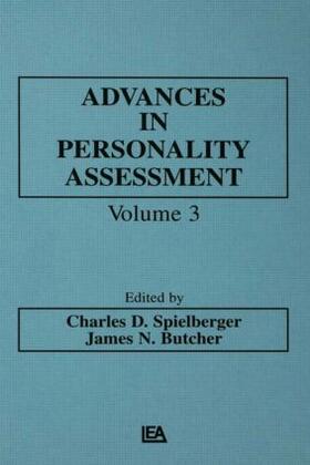 Spielberger / Butcher |  Advances in Personality Assessment | Buch |  Sack Fachmedien