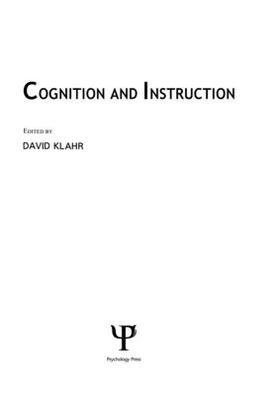Klahr |  Cognition and Instruction | Buch |  Sack Fachmedien