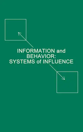 Winett |  Information and Behavior | Buch |  Sack Fachmedien