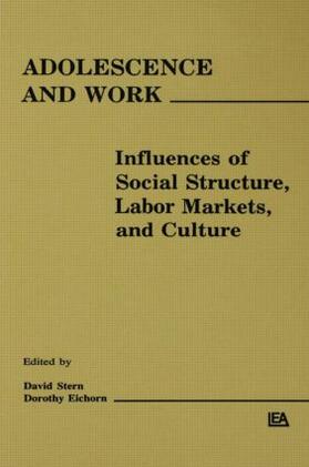 Stern / Eichorn |  Adolescence and Work | Buch |  Sack Fachmedien