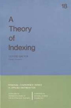 Salton |  A Theory of Indexing | Buch |  Sack Fachmedien