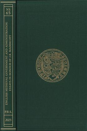 Saul / Vincent |  English Medieval Government and Administration | Buch |  Sack Fachmedien