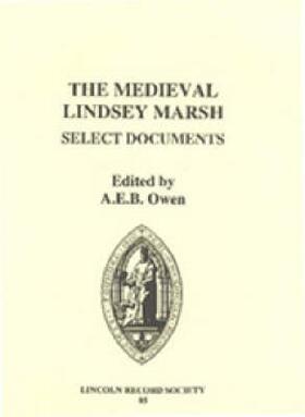 Owen | The Medieval Lindsey Marsh: Select Documents | Buch | 978-0-901503-58-9 | sack.de
