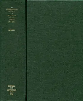 Hegarty, Andrew |  A Biographical Register of St. John's College, Oxford, 1555-1660 | Buch |  Sack Fachmedien