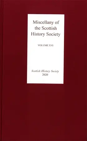  Miscellany of the Scottish History Society, Volume XVI | Buch |  Sack Fachmedien