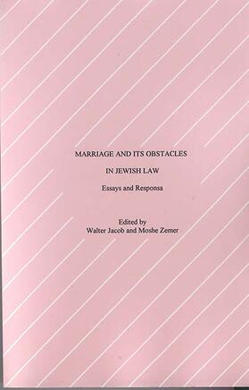 Jacob / Zemer |  Marriage and Its Obstacles in Jewish Law | Buch |  Sack Fachmedien