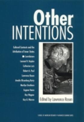  OTHER INTENTIONS | Buch |  Sack Fachmedien