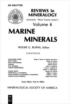 Burns |  Marine Minerals | Buch |  Sack Fachmedien