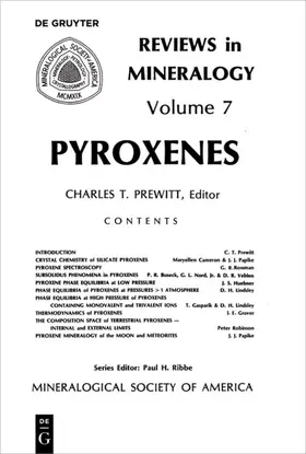 Prewitt |  Pyroxenes | Buch |  Sack Fachmedien