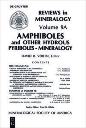 Ribbe / Veblen |  Amphiboles and Other Hydrous Pyriboles | Buch |  Sack Fachmedien