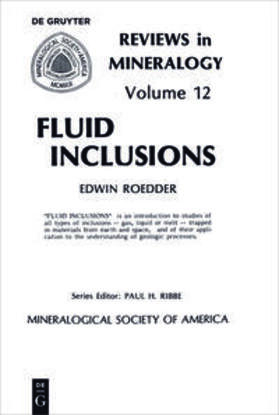 Roedder |  Fluid inclusions | Buch |  Sack Fachmedien