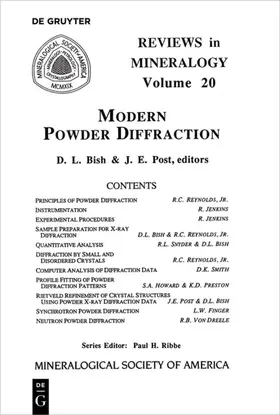 Post / Bish |  Modern Powder Diffraction | Buch |  Sack Fachmedien