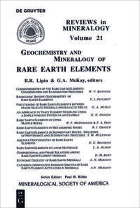 McKay / Lipin |  Geochemistry and Mineralogy of Rare Earth Elements | Buch |  Sack Fachmedien