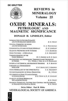 Lindsley |  Oxide Minerals | Buch |  Sack Fachmedien