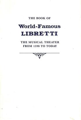 Fuld |  Book of World-Famous Libretti - The Musical Theater From 159 | Buch |  Sack Fachmedien