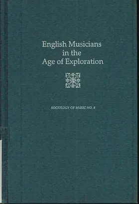 Woodfield |  English Musicians in the Age of Exploration | Buch |  Sack Fachmedien