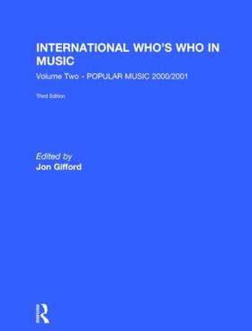 Law |  International Who's Who in Music | Buch |  Sack Fachmedien