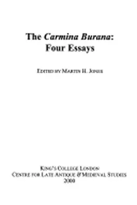 Jones |  The Carmina Burana: Four Essays | Buch |  Sack Fachmedien