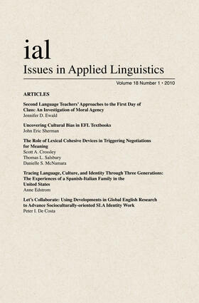 Hardacre |  Issues in Applied Linguistics | Buch |  Sack Fachmedien