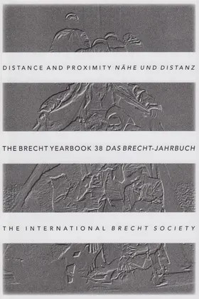 Rippey |  The Brecht Yearbook / Das Brecht-Jahrbuch 38 | Buch |  Sack Fachmedien