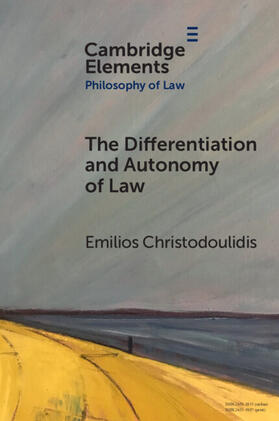 Christodoulidis |  The Differentiation and Autonomy of Law | Buch |  Sack Fachmedien