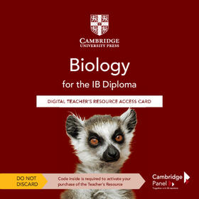 Bonsall | Biology for the IB Diploma Digital Teacher's Resource Access Card | Sonstiges | 978-1-009-01842-5 | sack.de