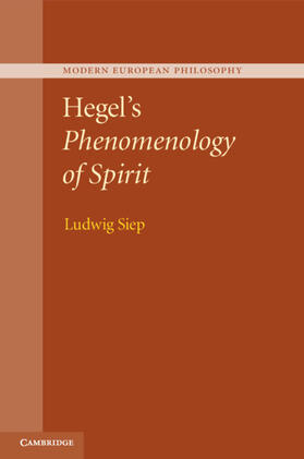 Siep |  Hegel's Phenomenology of Spirit | Buch |  Sack Fachmedien