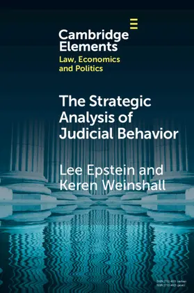 Epstein / Weinshall |  The Strategic Analysis of Judicial Behavior | Buch |  Sack Fachmedien