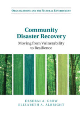 Crow / Albright |  Community Disaster Recovery | Buch |  Sack Fachmedien