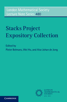 Belmans / Ho / de Jong |  Stacks Project Expository Collection | Buch |  Sack Fachmedien