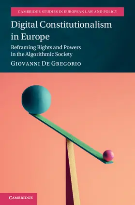 De Gregorio |  Digital Constitutionalism in Europe | Buch |  Sack Fachmedien