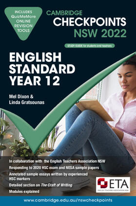 Dixon / Gratsounas |  Cambridge Checkpoints NSW English Standard Year 12 2022 | Buch |  Sack Fachmedien