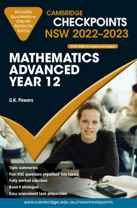 Powers |  Cambridge Checkpoints NSW Mathematics Advanced Year 12 2022–2023 | Medienkombination |  Sack Fachmedien