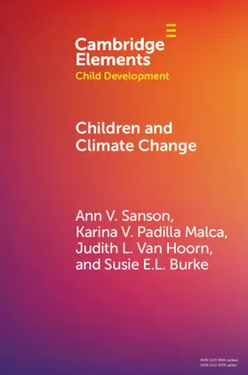 Sanson / Malca / Hoorn |  Children and Climate Change | Buch |  Sack Fachmedien