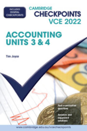 Joyce |  Cambridge Checkpoints VCE Accounting Units 3&4 2022 | Buch |  Sack Fachmedien