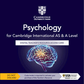 White / Gauntlett / Firth | Cambridge International AS & A Level Psychology Digital Teacher's Resource Access Card | Sonstiges | 978-1-009-15246-4 | sack.de