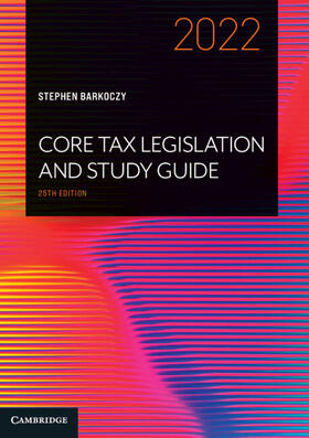 Barkoczy |  Core Tax Legislation and Study Guide 2022 | Buch |  Sack Fachmedien