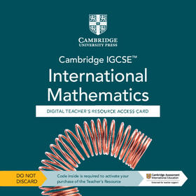 Asker / Manning | Cambridge IGCSE™ International Mathematics Digital Teacher’s Resource - Individual User Licence Access Card (5 Years' Access) | Sonstiges | 978-1-009-29600-7 | sack.de