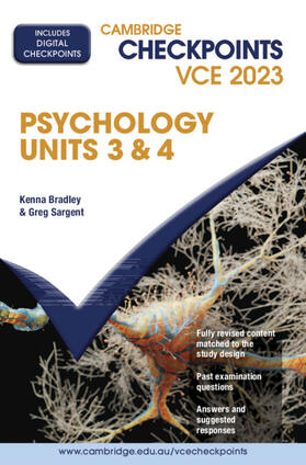 Bradley / Sargent | Cambridge Checkpoints VCE Psychology Units 3&4 2023 | Medienkombination | 978-1-009-30926-4 | sack.de