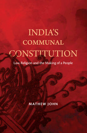 John |  India's Communal Constitution | Buch |  Sack Fachmedien