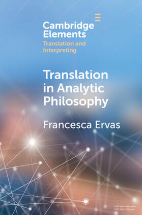 Ervas |  Translation in Analytic Philosophy | Buch |  Sack Fachmedien