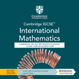 Blythe / Low / Manning | Cambridge IGCSE™ International Mathematics Cambridge Online Mathematics Course - Class Licence Access Card (1 Year Access) | Sonstiges | 978-1-009-37768-3 | sack.de