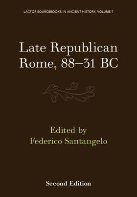 Santangelo |  Late Republican Rome, 88-31 BC | Buch |  Sack Fachmedien