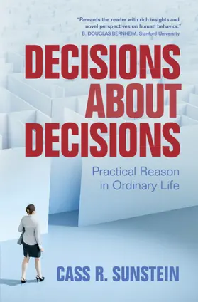 Sunstein |  Decisions about Decisions | Buch |  Sack Fachmedien