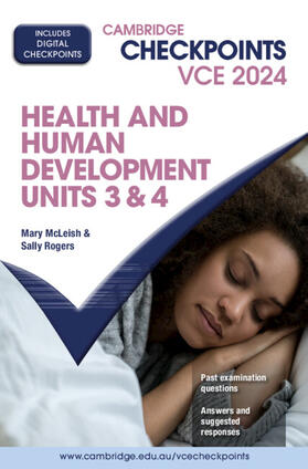 McLeish / Rogers | Cambridge Checkpoints VCE Health and Human Development Units 3&4 2024 | Medienkombination | 978-1-009-44417-0 | sack.de